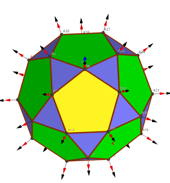 [color=#6aa84f]n=30. Saddle - Icosidodecahedron. ●  [/color]