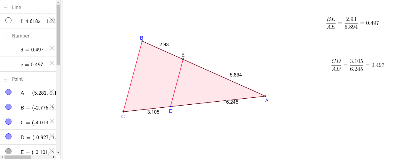 GeoGebra Applet
