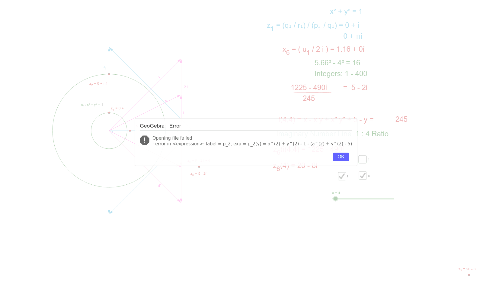 GeoGebra Applet