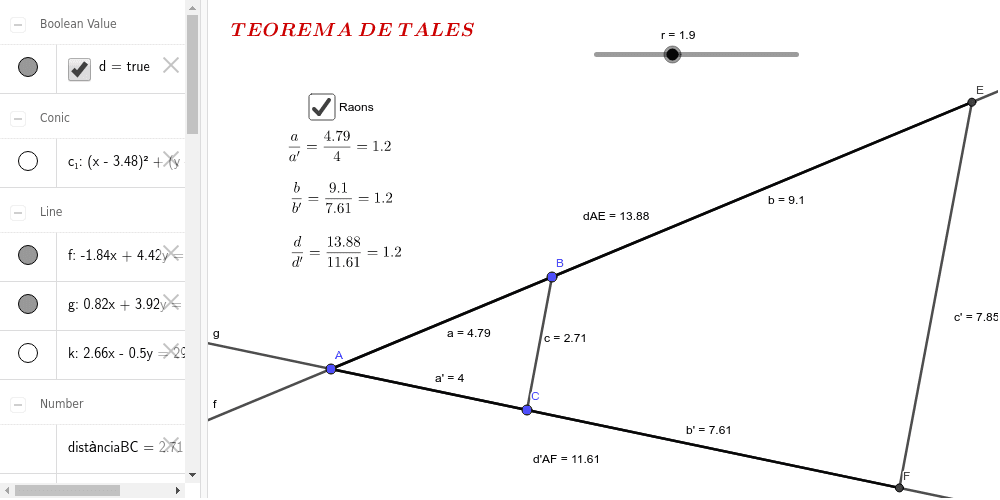 GeoGebra Applet