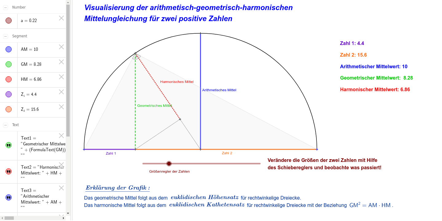 geometrisches mittel