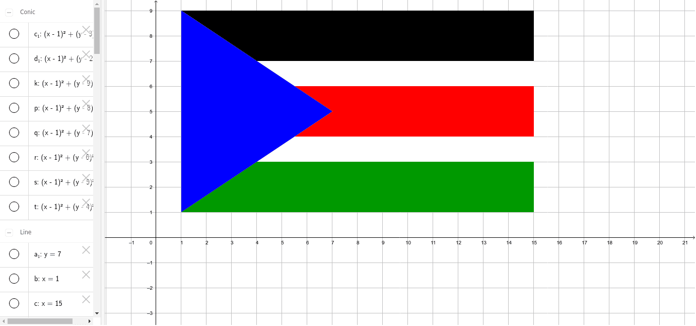 Bandera De Sudan Del Sur Geogebra
