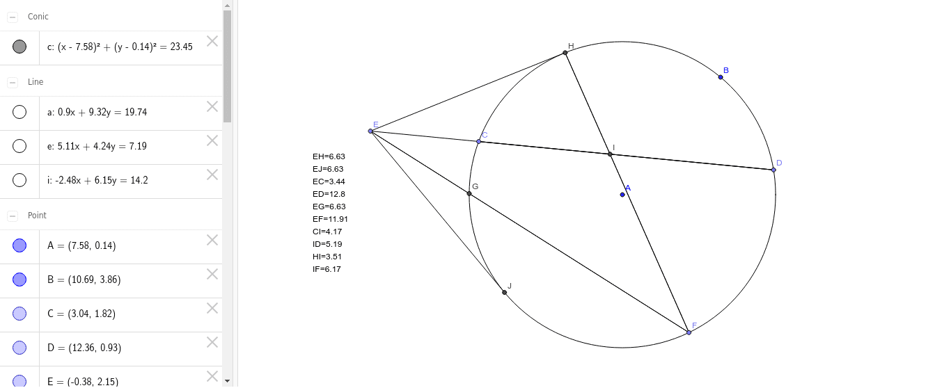 GeoGebra Applet