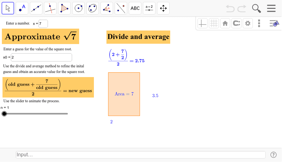 GeoGebra Applet