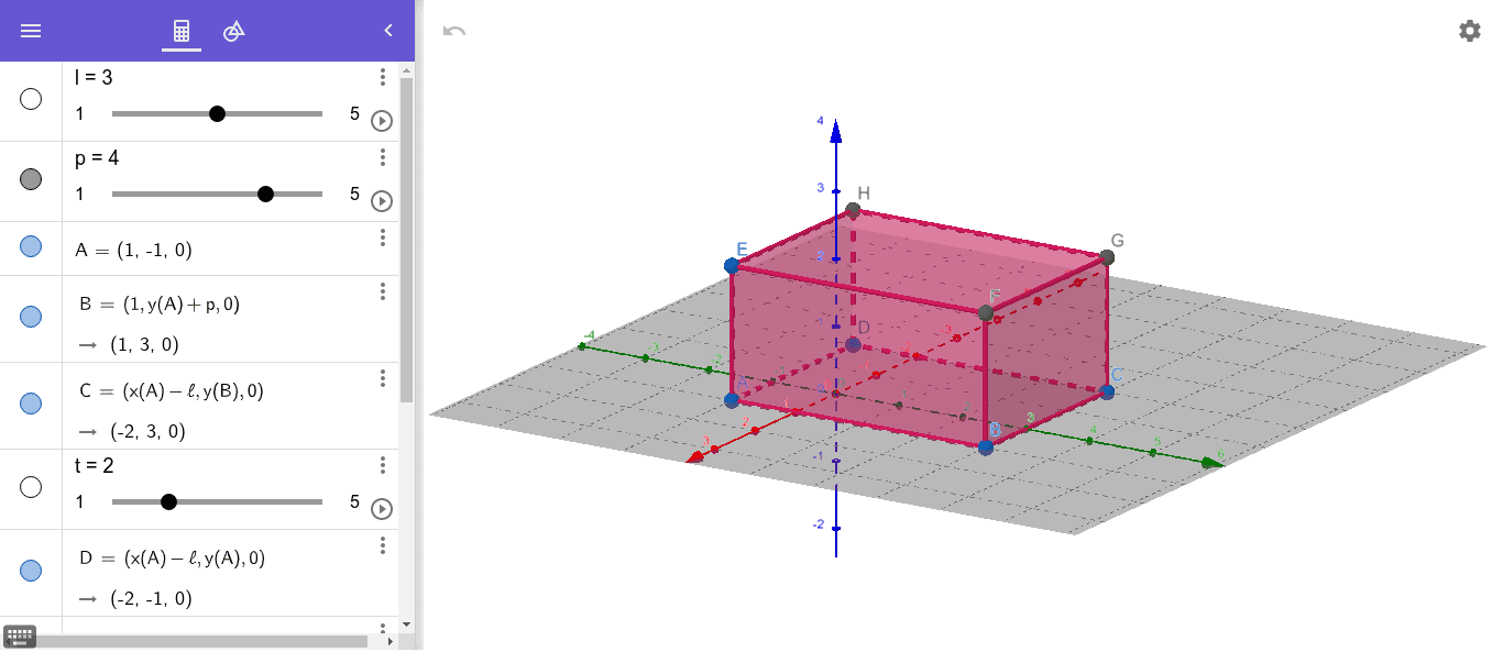 Balok Geogebra Balok Geogebra