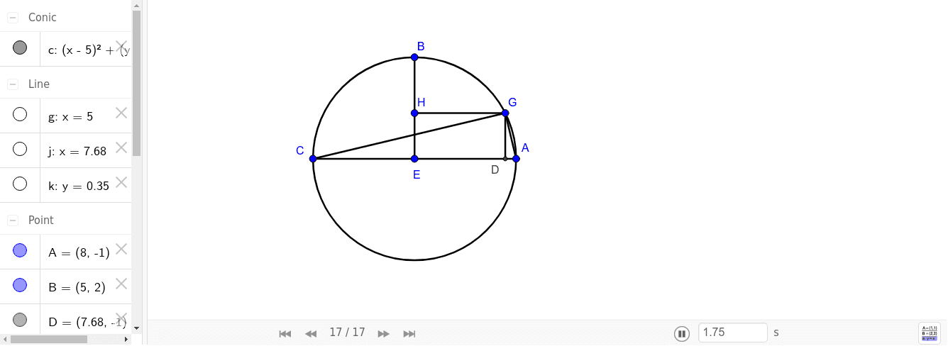 GeoGebra Applet