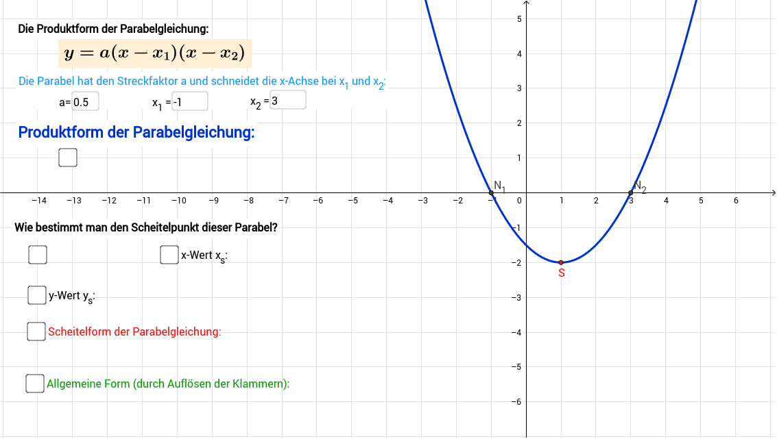 GeoGebra Applet