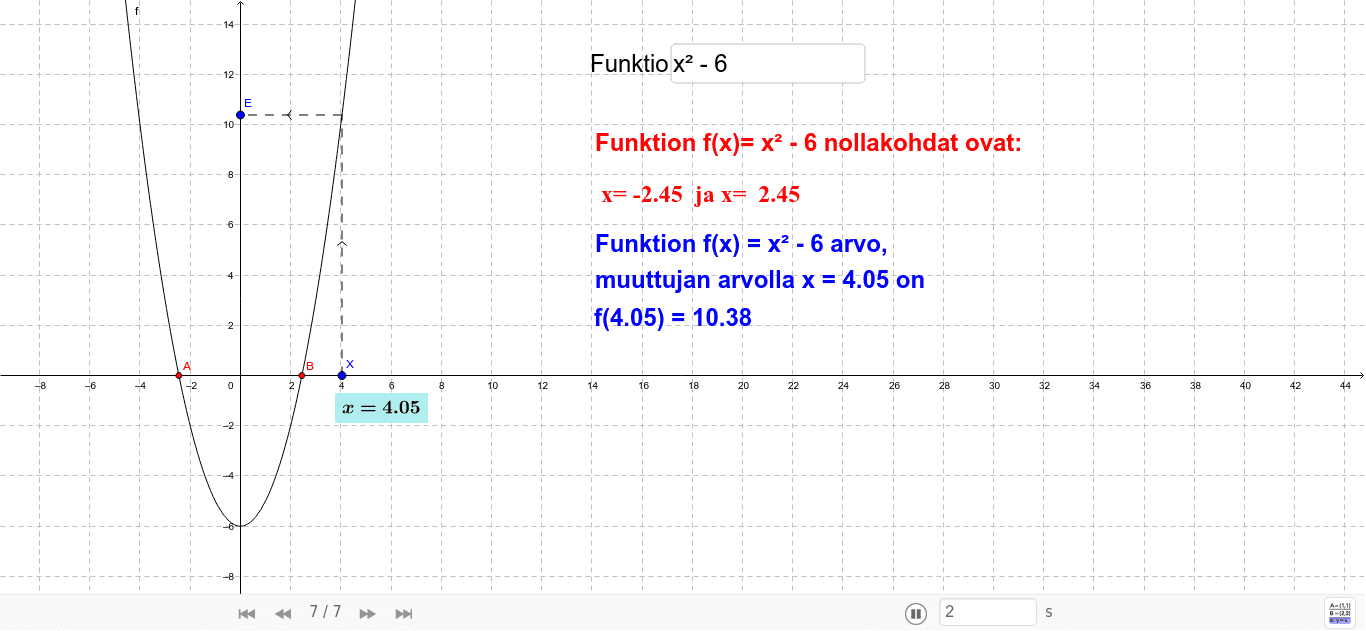 GeoGebra Applet