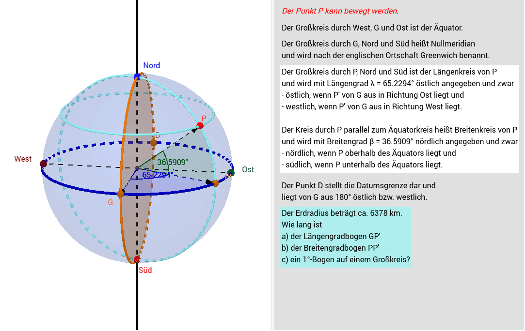 Globus Geogebra