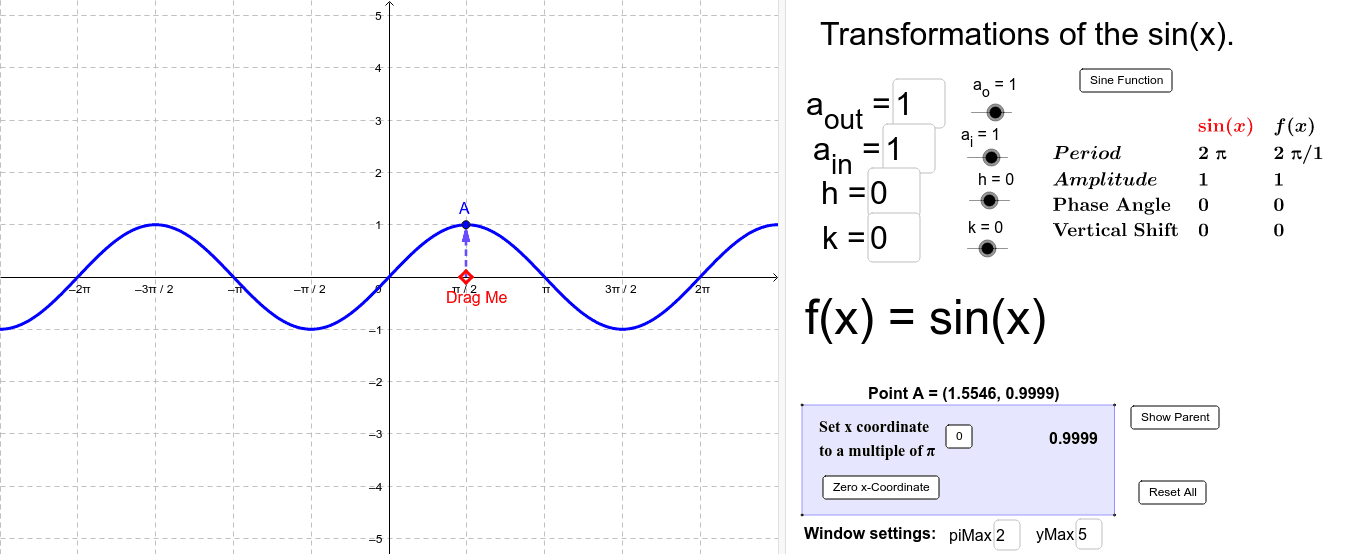 GeoGebra Applet
