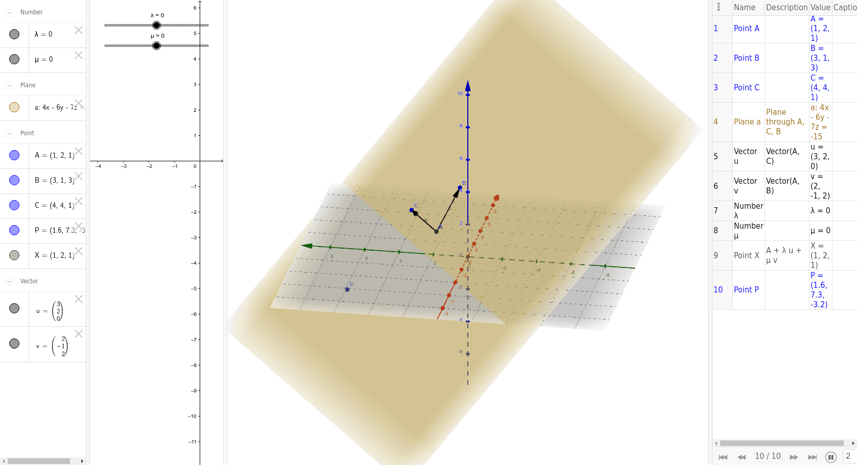 GeoGebra Applet