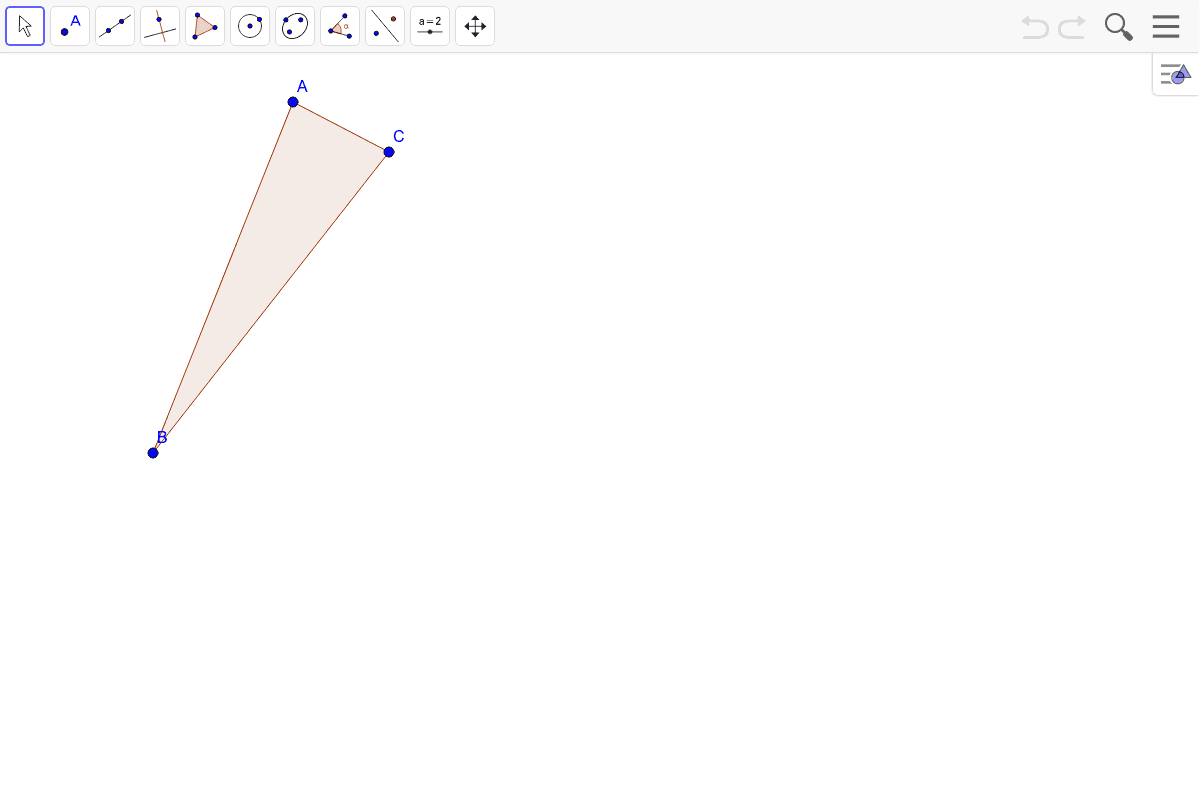 6) Bisect all three angles of the triangle.