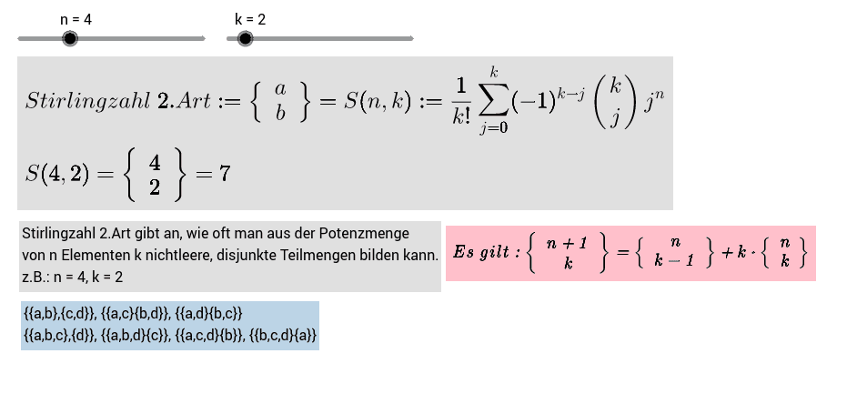 GeoGebra Applet