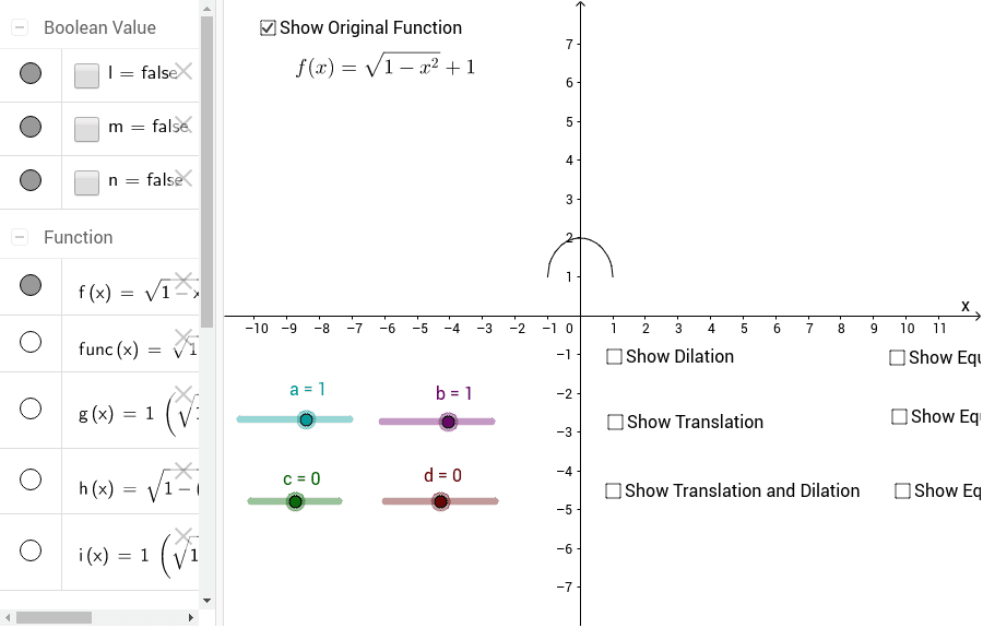 GeoGebra Applet