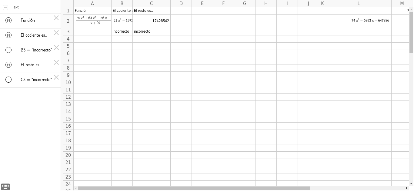 GeoGebra Applet