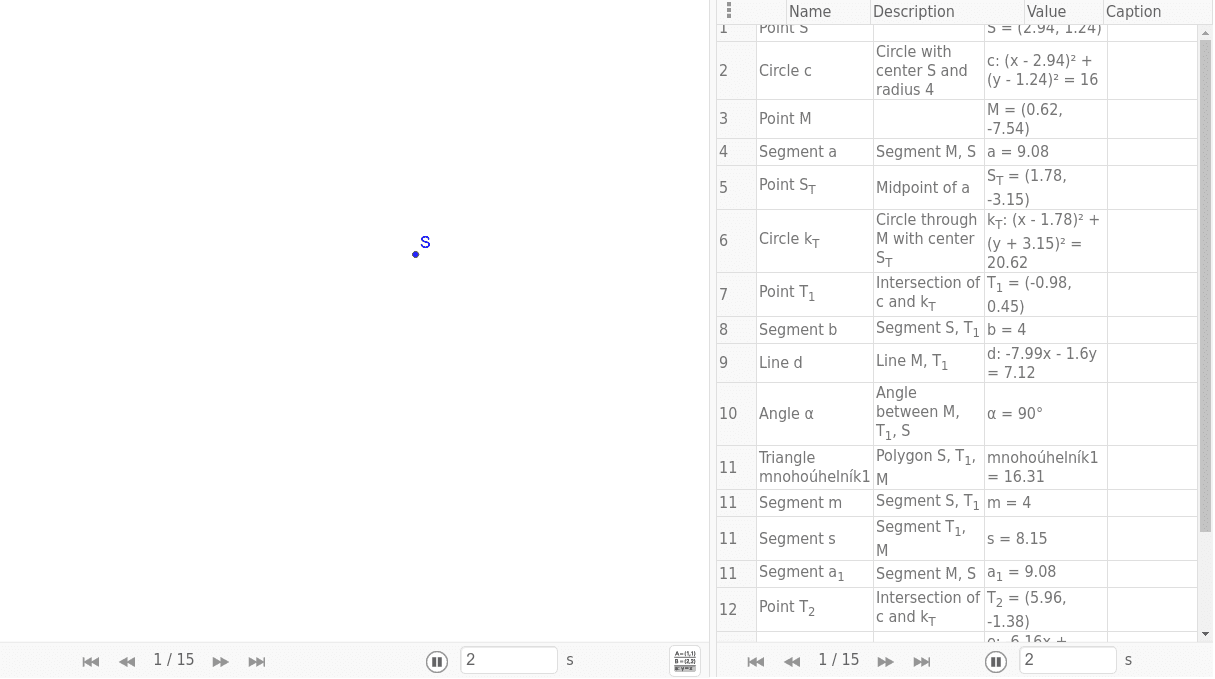 GeoGebra Applet