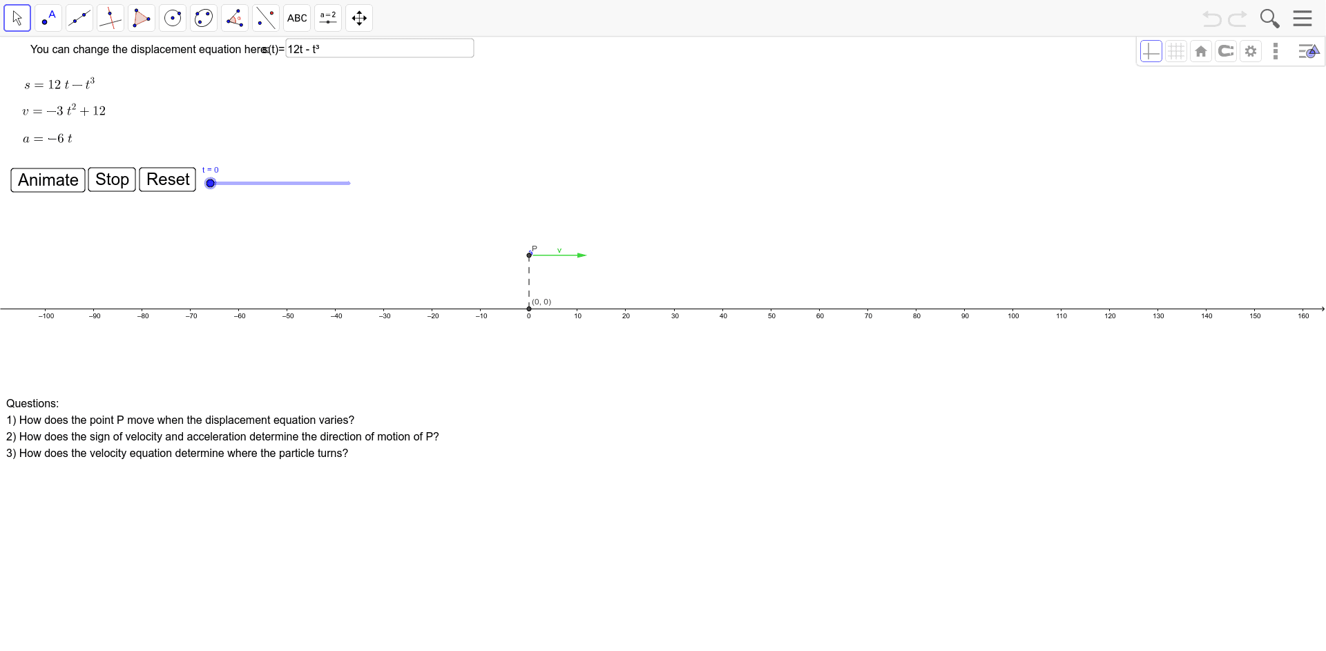 GeoGebra Applet