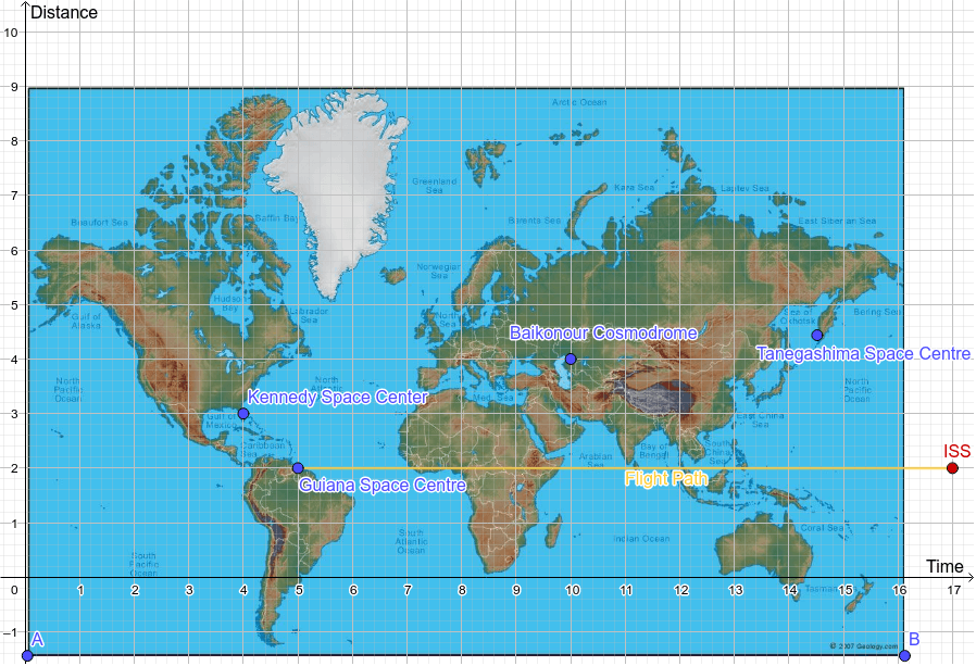 Map of Launch Sites Worldwide