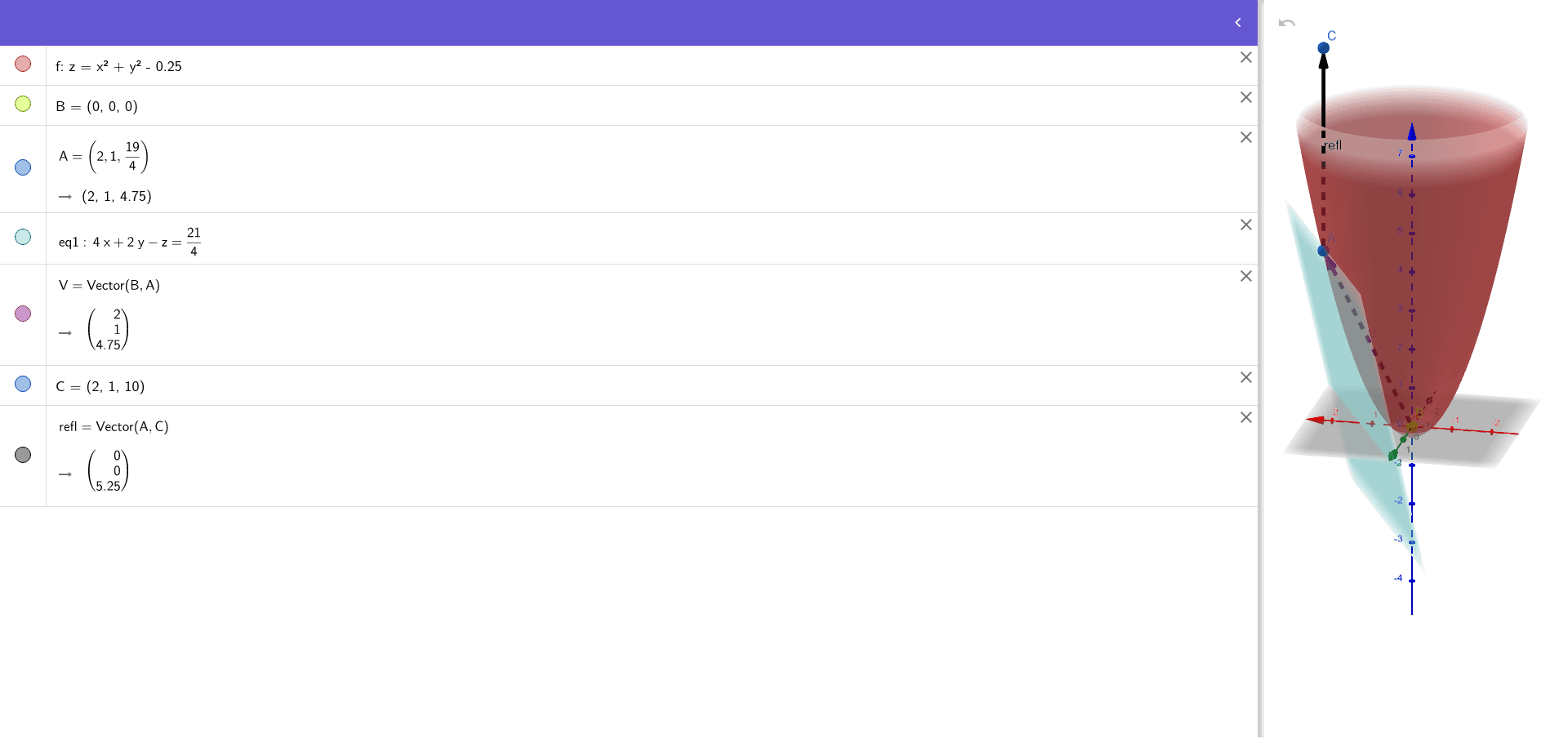 project 1 – GeoGebra project 1