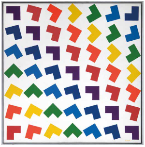 [i]Concreção 9983[/i], 1999
Acrylic on canvas
70 × 70 cm
Private collection, São Paulo
Source: Sacilotto, 2021