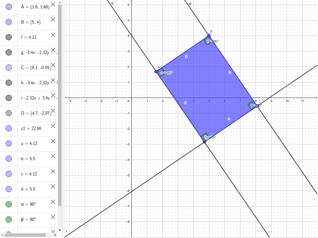 Construcción dun rectángulo GeoGebra Construcción dun rectángulo GeoGebra