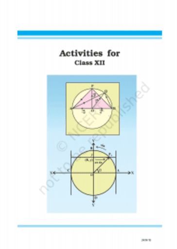 Class-12 Math Lab Activity – GeoGebra