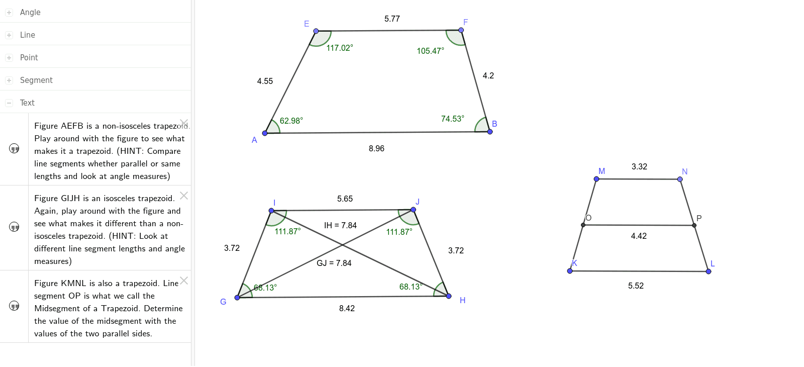 Properties Of A Trapezoid - slideshare