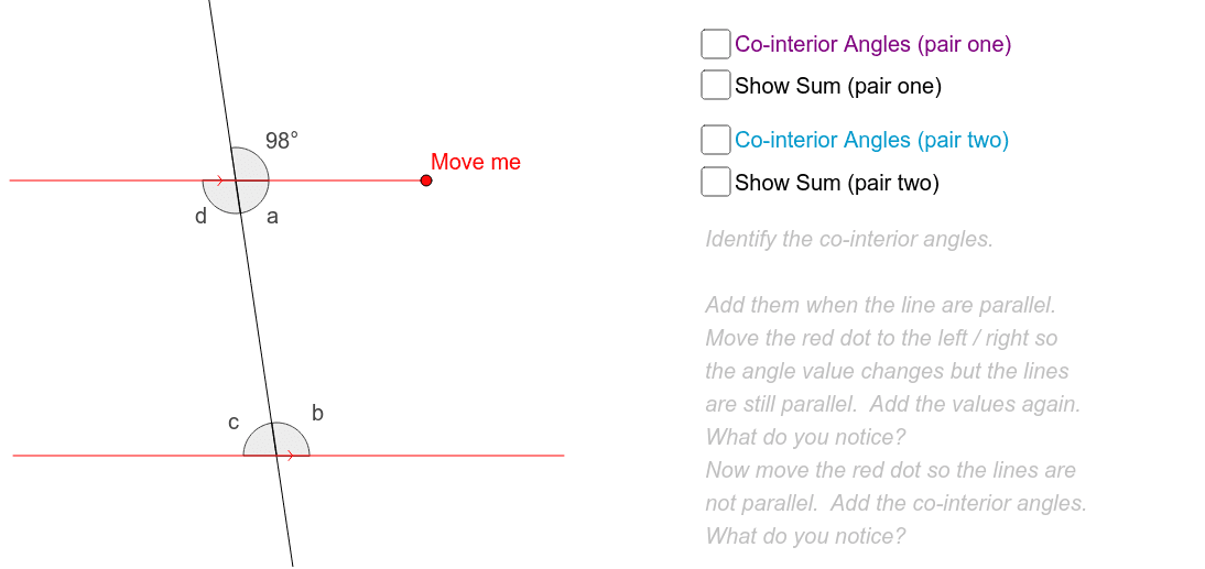 What is co interior angle