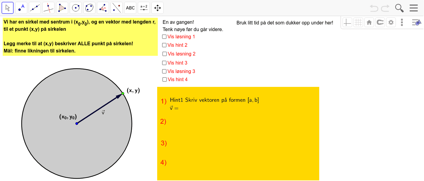 GeoGebra Applet