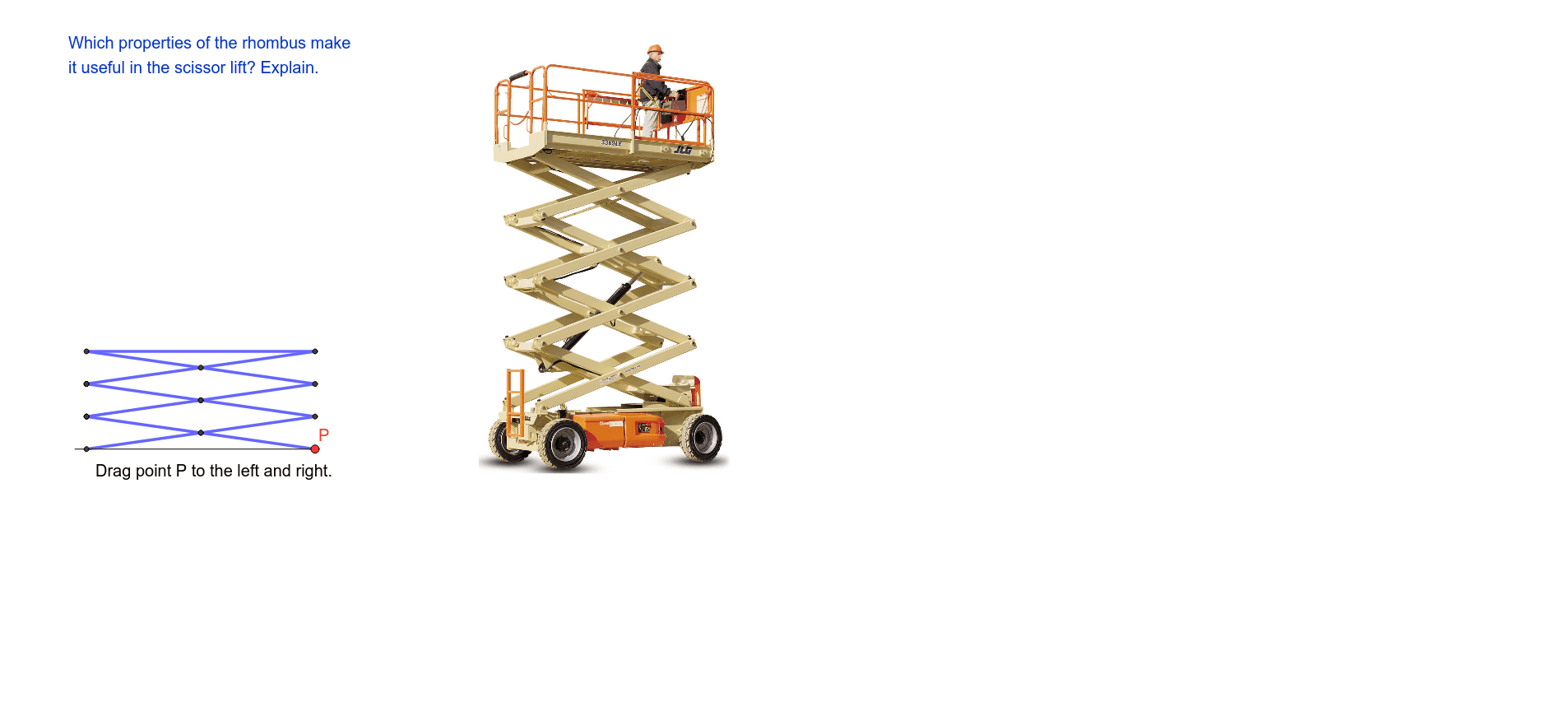Scissor Lift GeoGebra