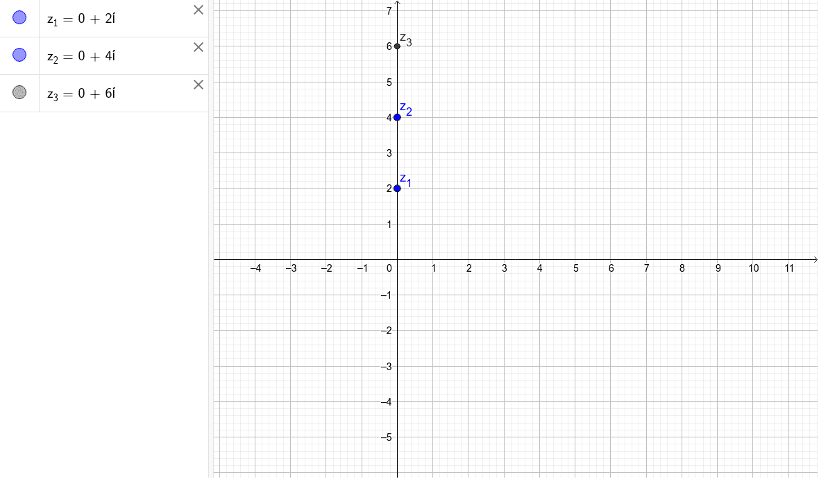 Adding two complex numbers geogebra
