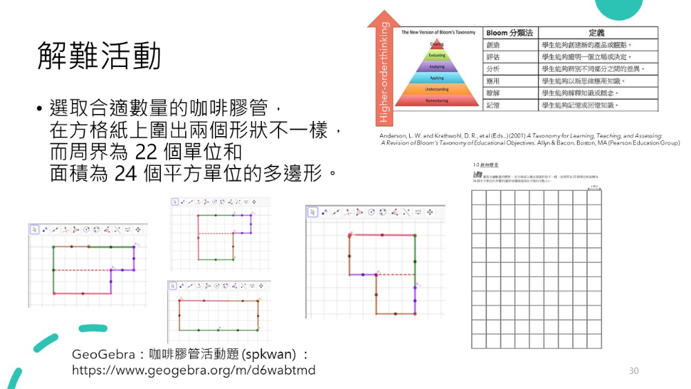 陸燕華老師 提供的一些解答