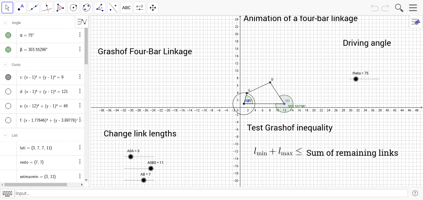 GeoGebra Applet