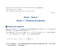 Teoría - 7 - Producto de matrices.pdf