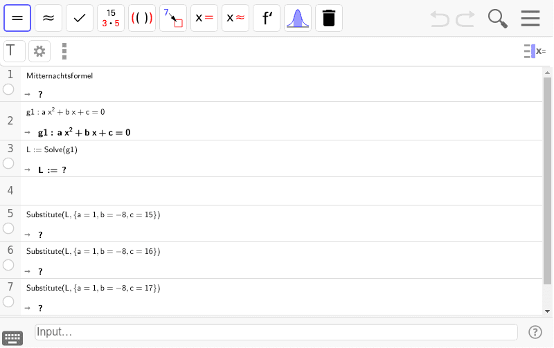 GeoGebra Applet