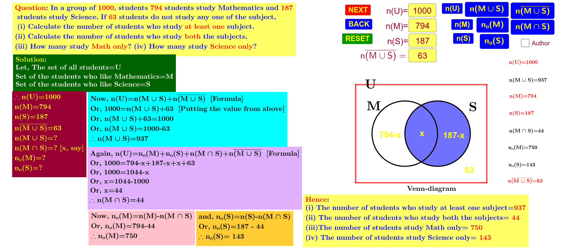 SET TheoryExample 1 (For grade 9) GeoGebra