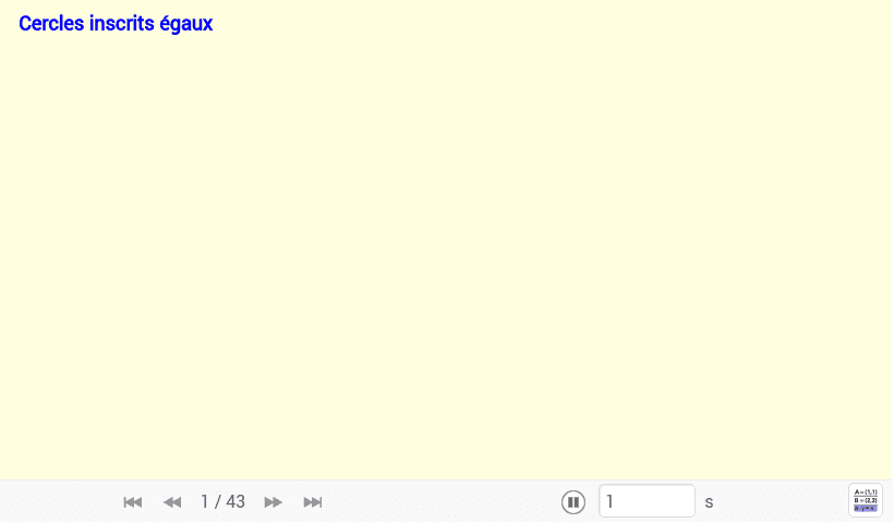 GeoGebra Applet