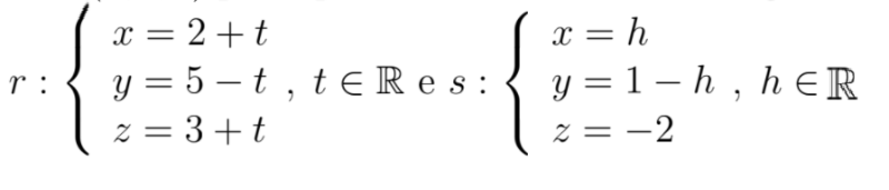 Atividade 3. Utilize o AVA de GeoGebra anterior para determinar uma reta que intersecte as retas