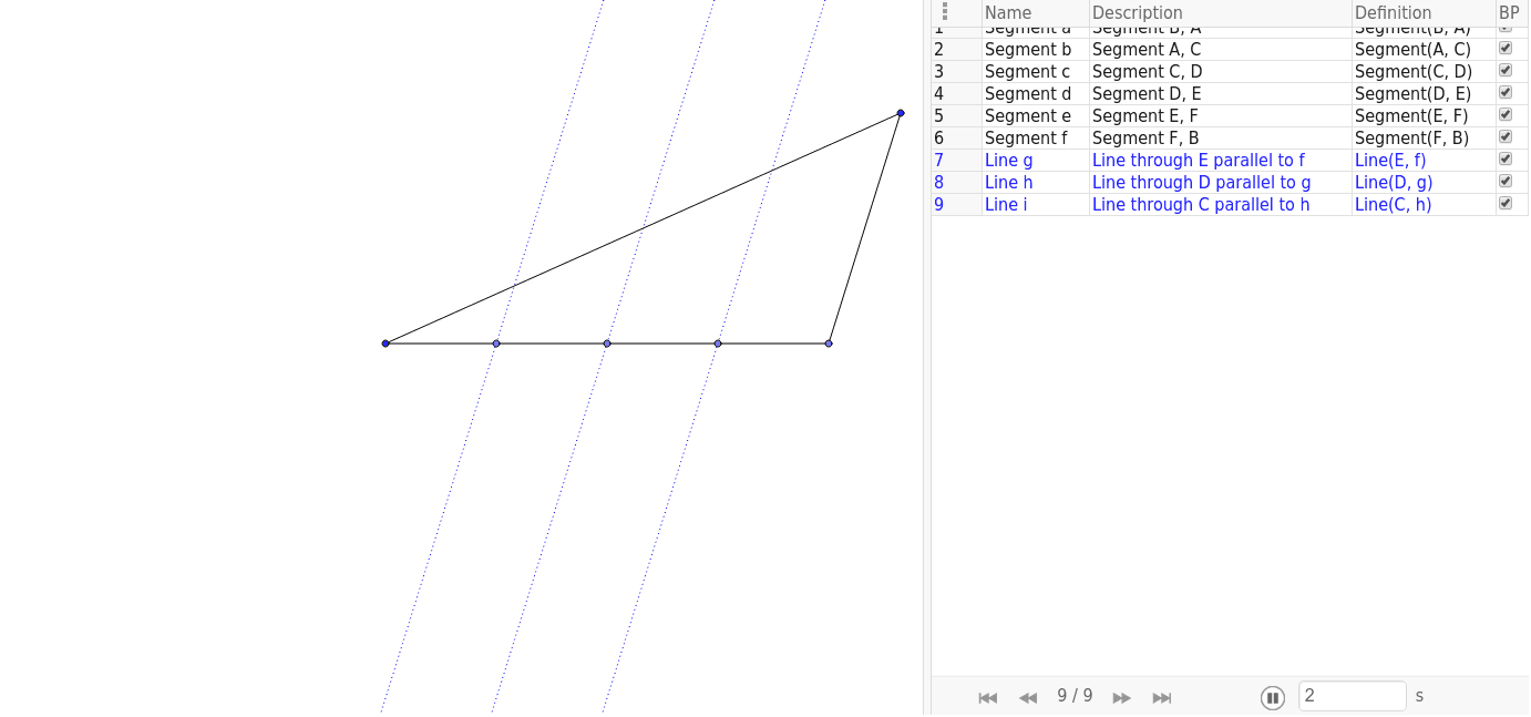 GeoGebra Applet