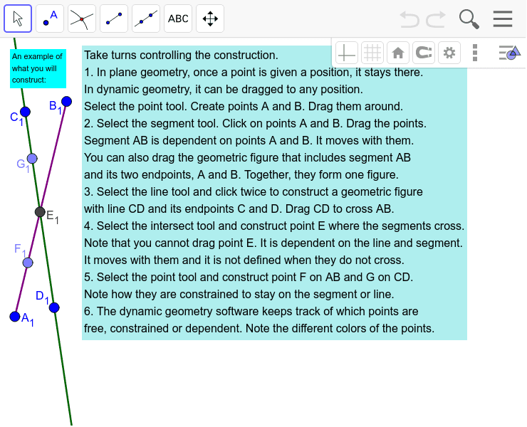 GeoGebra Applet