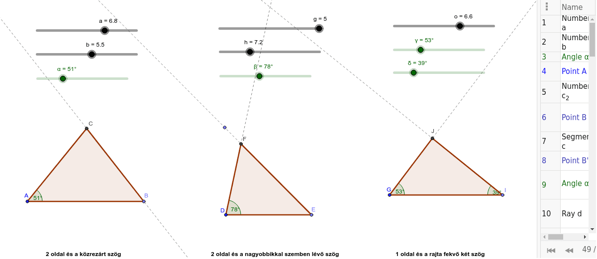 GeoGebra Applet