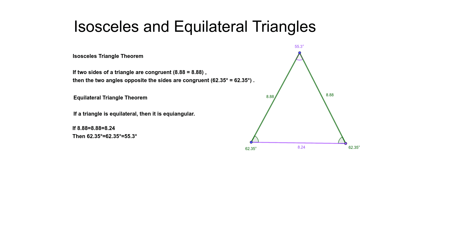 Equiangular Scalene Triangle