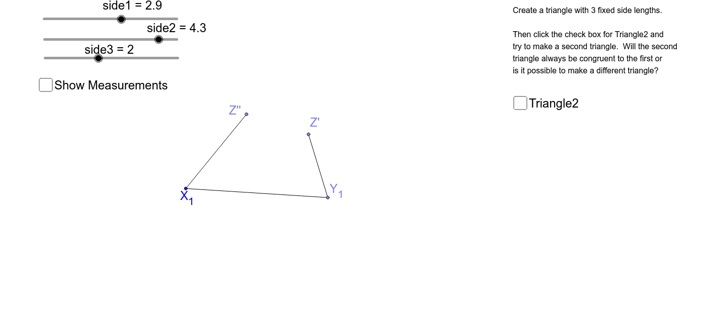 GeoGebra Applet