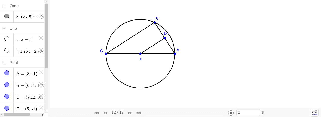 GeoGebra Applet