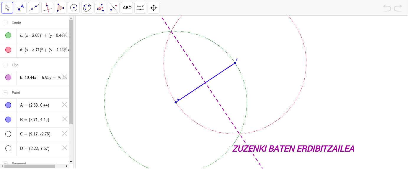 GeoGebra Applet