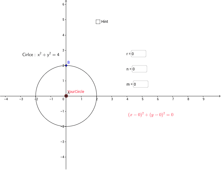 GeoGebra Applet