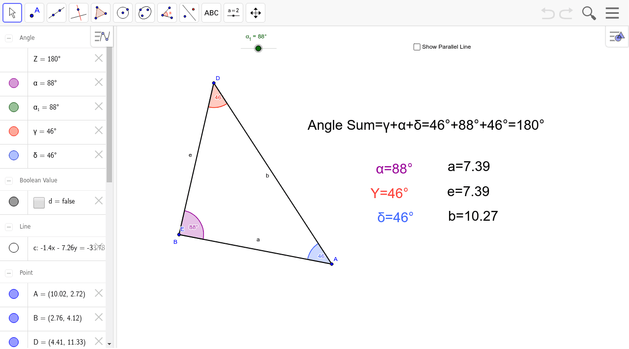 GeoGebra Applet