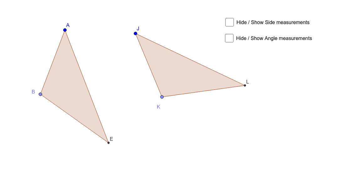 Congruence of Triangles GeoGebra