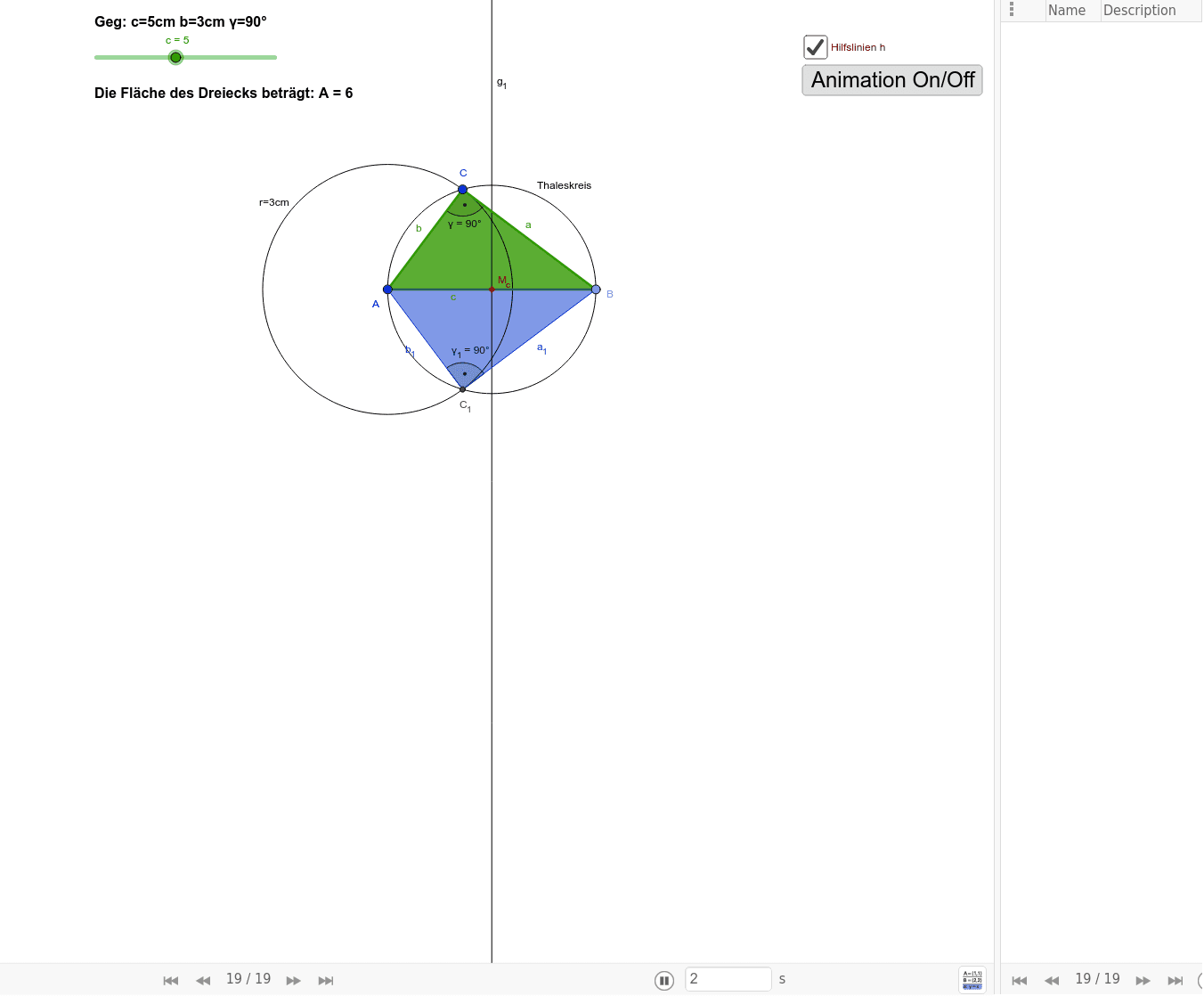 GeoGebra Applet