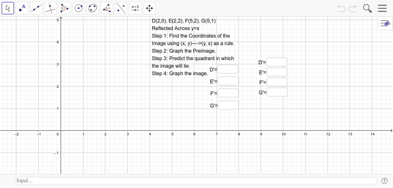 Reflections Day 2 Lesson Geogebra Reflections Day 2 Lesson Geogebra